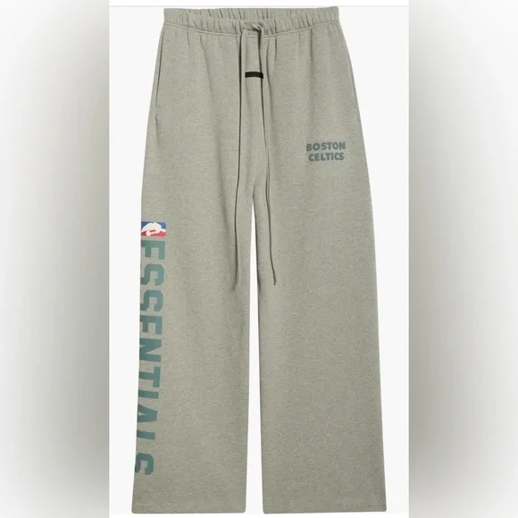 NWT Fear of God Essentials Men Celtics Lounge Fit Sweatpants Sz L - Picture 5 of 5